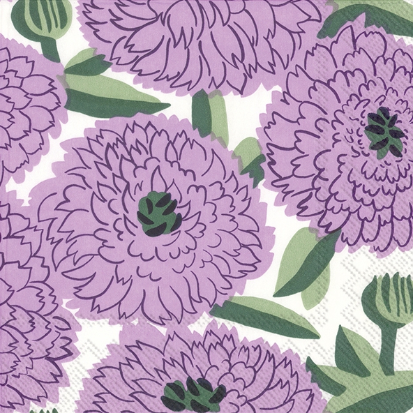 Napkins 25x25 cm - PRIMAVERA lilac