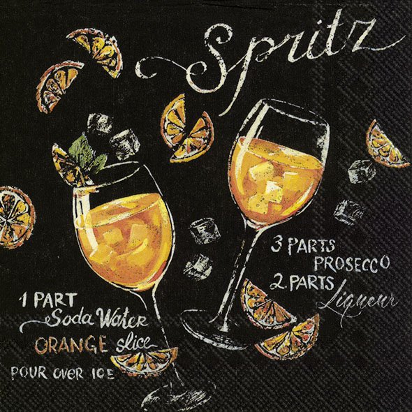Servilletas 25x25 cm - SPRITZ