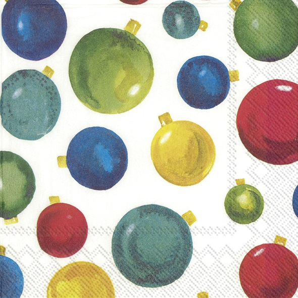 Guardanapos 25x25 cm - PRETTY TREE ORNAMENTS