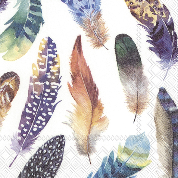 餐巾25x25厘米 - MODERN FEATHERS