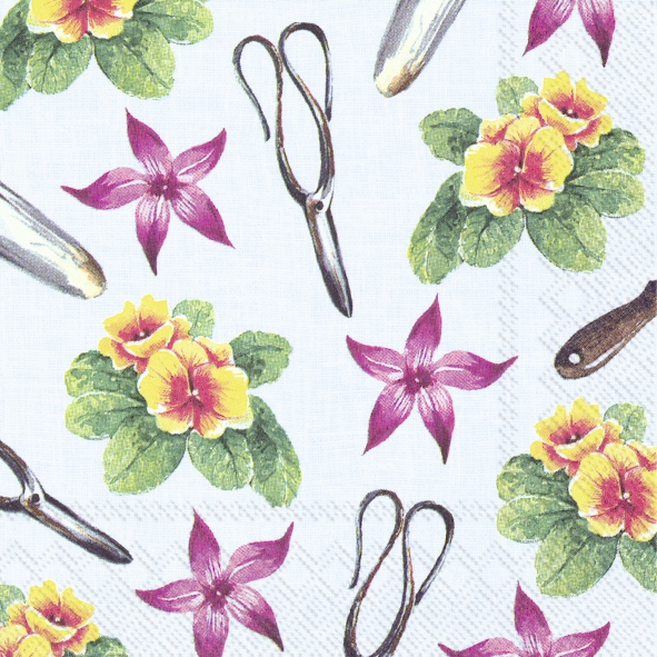 餐巾25x25厘米 - MARTINA light blue