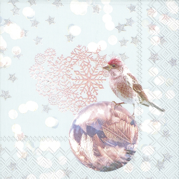 Servietten 25x25 cm - MAGICAL SCENE light blue