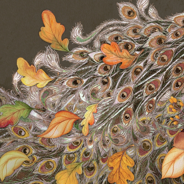 Napkins 25x25 cm - KELLY brown