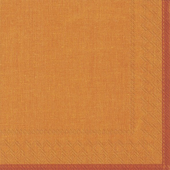 Servietten 25x25 cm - LINEN orange