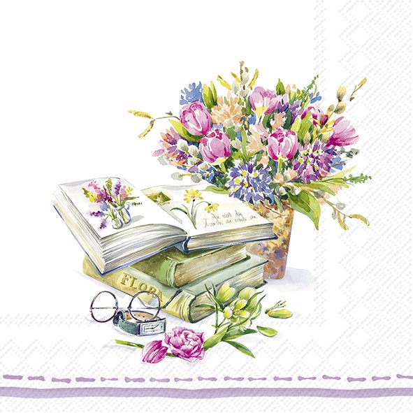 Servilletas 25x25 cm - SPRING NOVELS