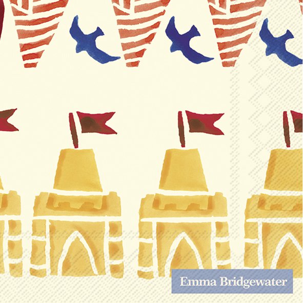 Serwetki 25x25 cm - SUMMER ICONS cream