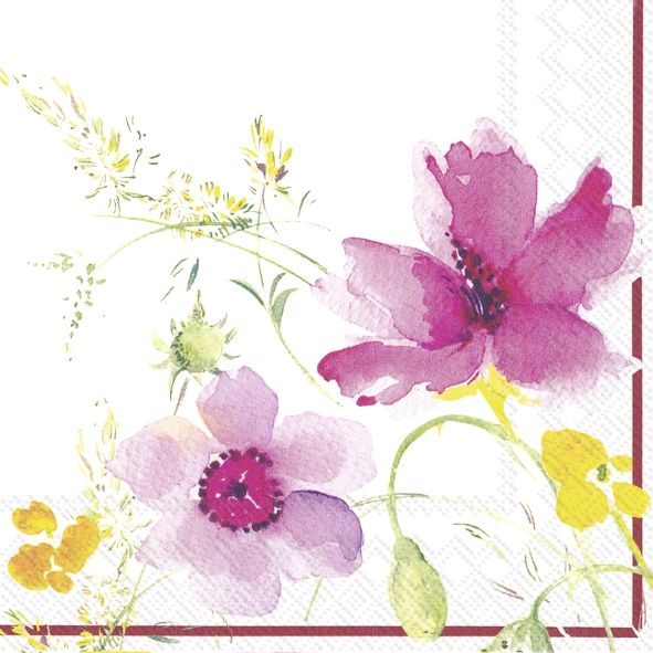 Tovaglioli 33x33 cm - MARIEFLEUR V & B, I fiori