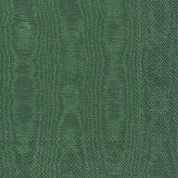 Servietten 33x33 cm - MOIREE green