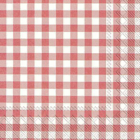 Servietten 33x33 cm - TAVERNA dark red