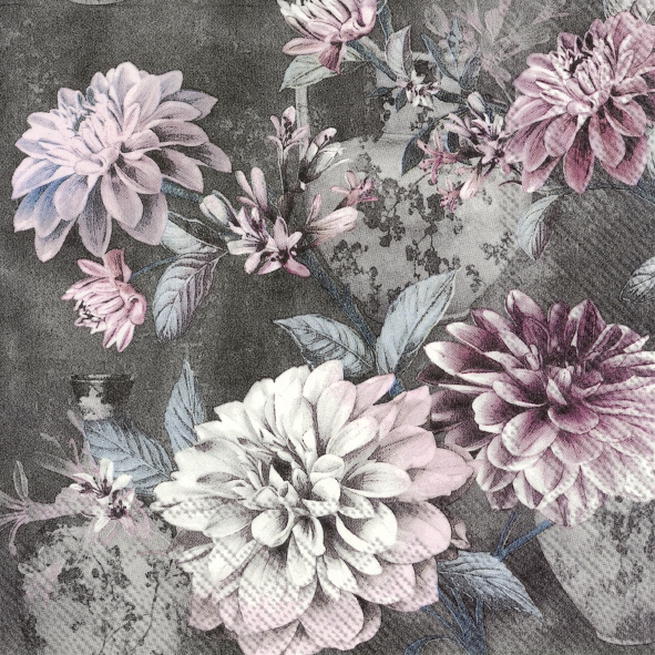 Guardanapos 33x33 cm - DARIA dark grey