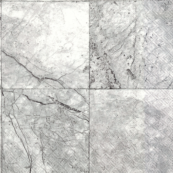 Servilletas 33x33 cm - LAPIS silver