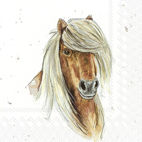 Servietten 33x33 cm - FARMFRIENDS HORSE