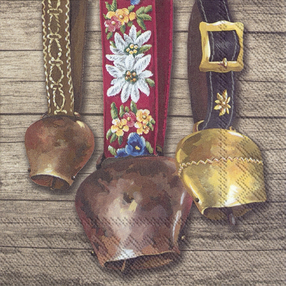 Servietten 33x33 cm - COWBELL