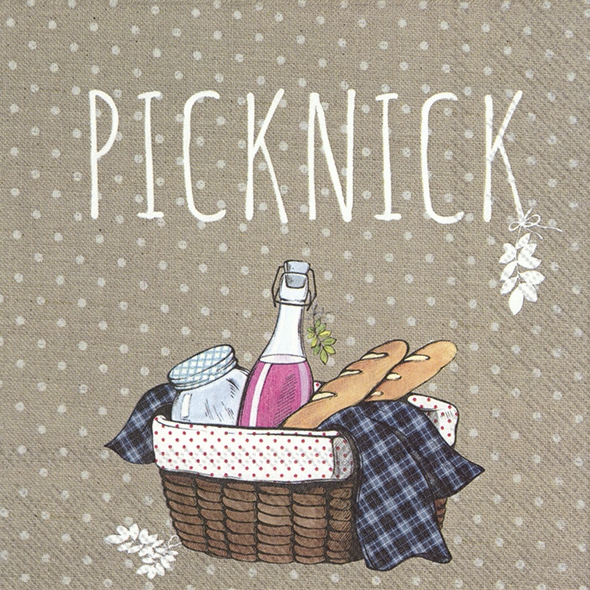 Napkins 33x33 cm - PICKNICK