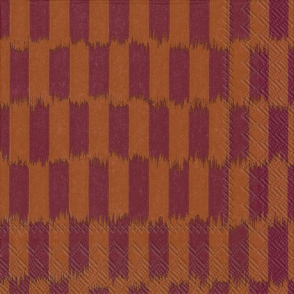 Napkins 33x33 cm - PIEKANA terracotta