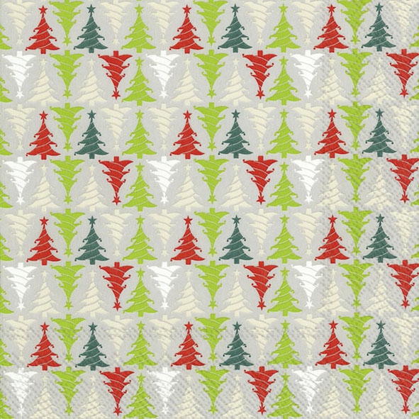 Serwetki 33x33 cm - TREES IN LINE linen