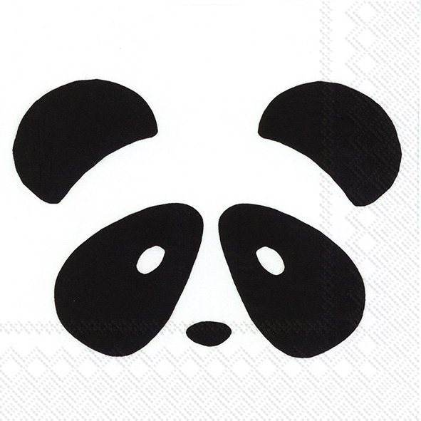 Servietten 33x33 cm - ANIMAL FRIENDS, Panda, bären, Tiere Servietten 33x33 cm - ANIMAL FRIENDS