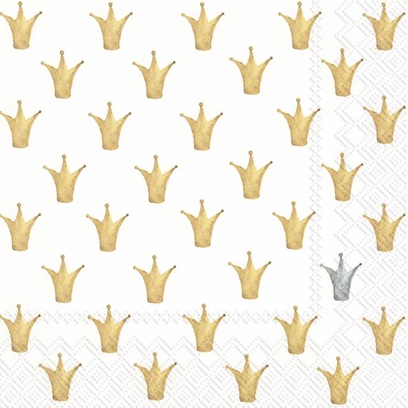 Servietten 33x33 cm - LITTLE CROWNS, Krone, Sonstiges Servietten 33x33 cm - LITTLE CROWNS