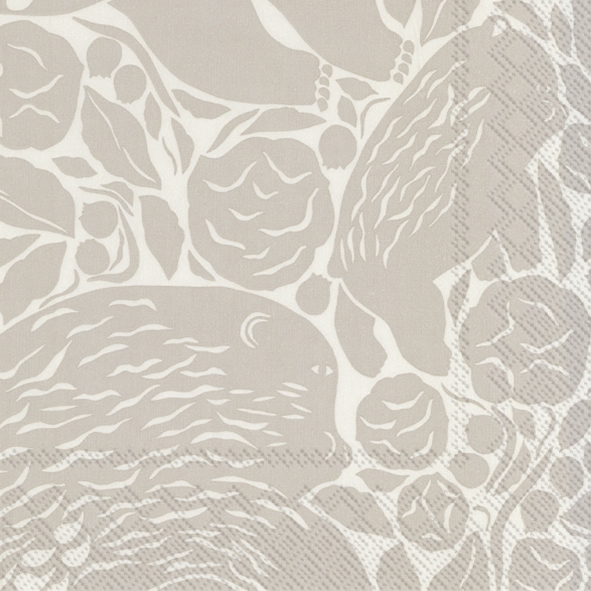 Servietten 33x33 cm - KARHUEMO cream