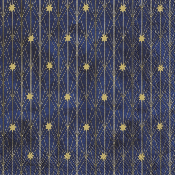 Napkins 33x33 cm - ARTDECO LITTLE STARS blue