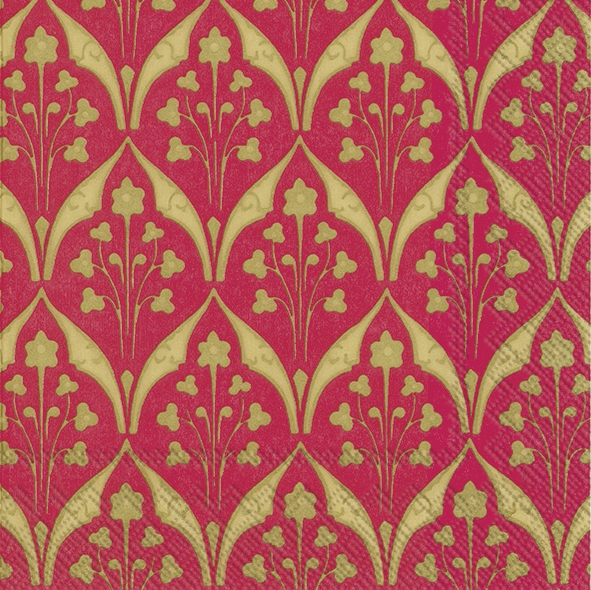 Servietten 33x33 cm - FESTUM V&A red