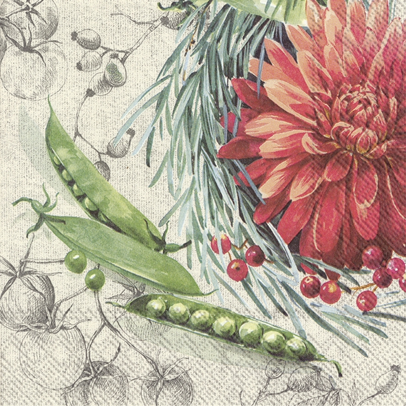 餐巾33x33厘米 - GARDEN CUISINE linen