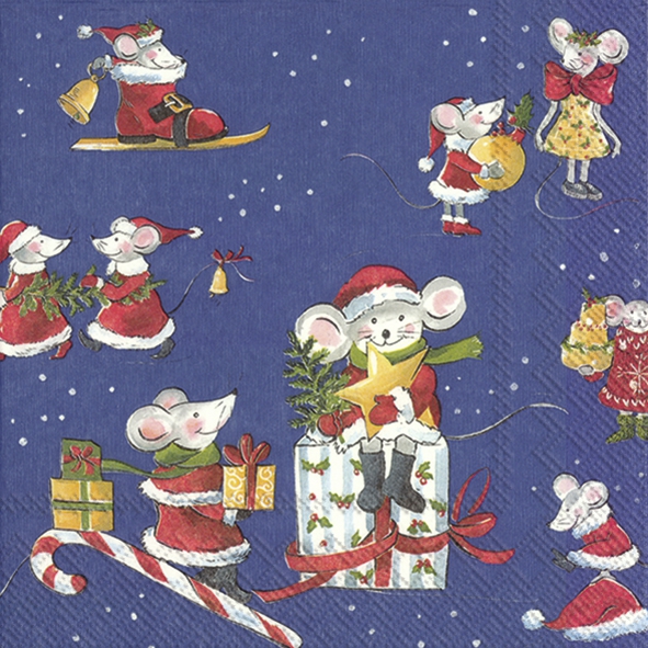 Servietten 33x33 cm - GIFTS FOR YOU blue