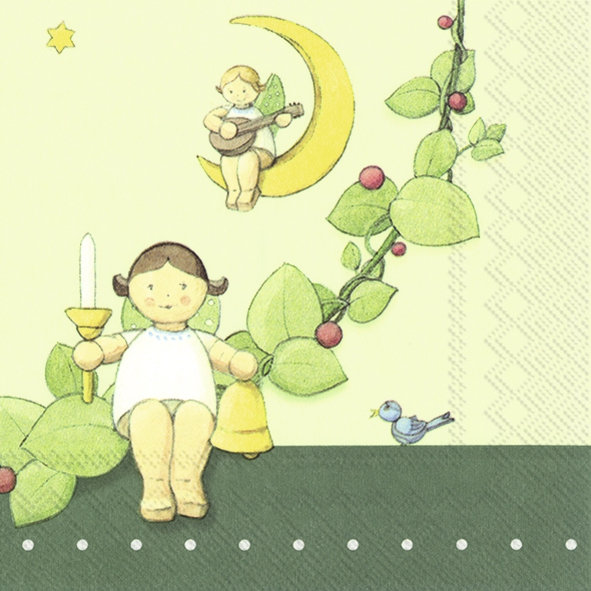 Servietten 33x33 cm - ENGEL KRANZ