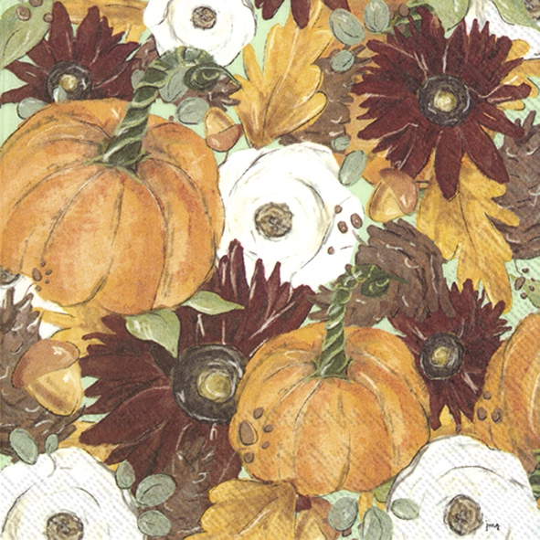 Servietten 33x33 cm - FALL FOLIAGE