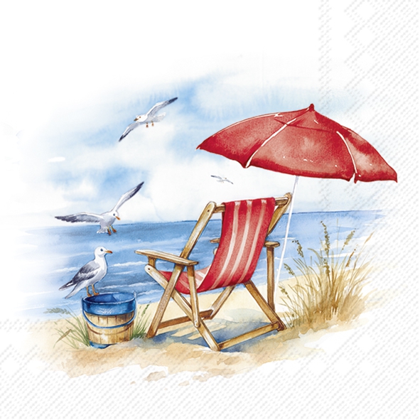 Servietten 33x33 cm - BEACH DAY