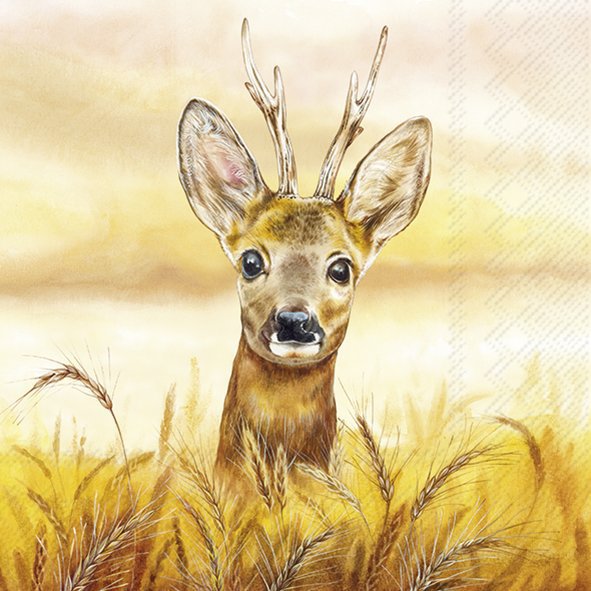 Servietten 33x33 cm - DEER