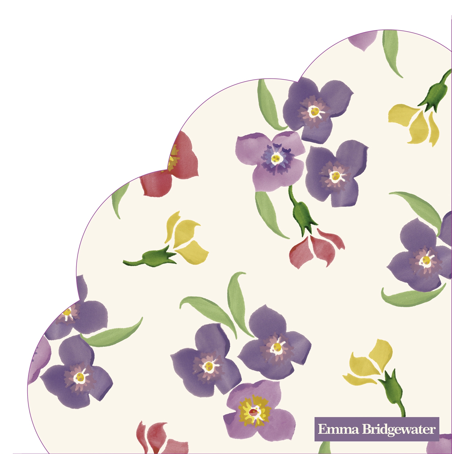 Servietten - Rund - WALLFLOWER