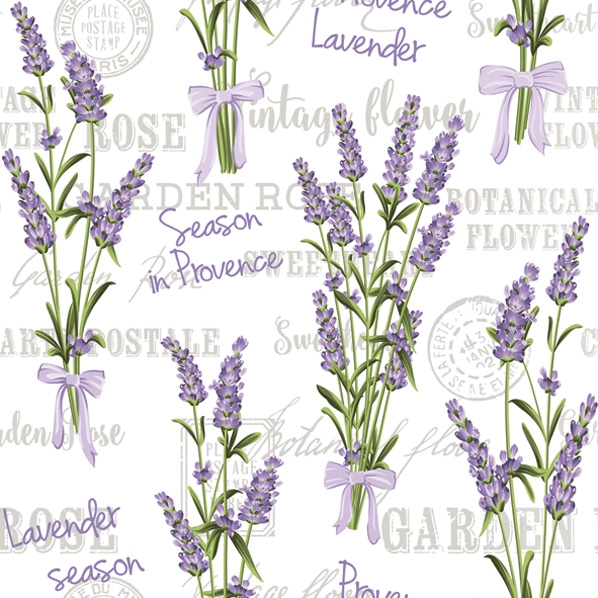Servietten 33x33 cm - Lavender Season in Provence