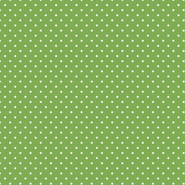 Tovaglioli 33x33 cm - White Dots on Green