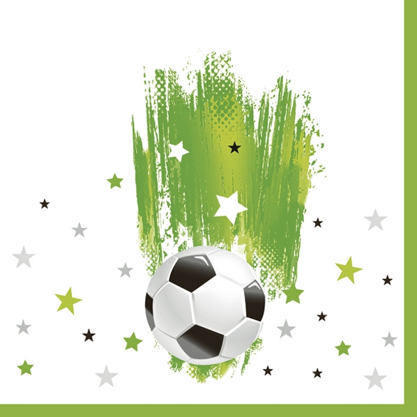 Tovaglioli 33x33 cm - Football with Stars