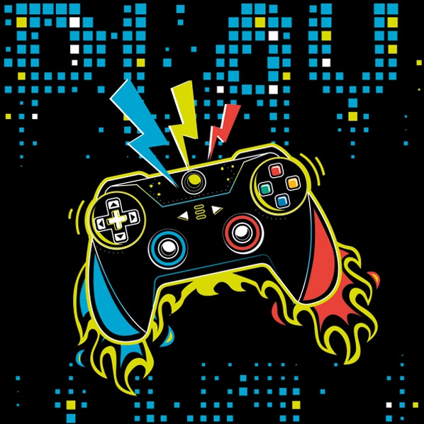 Napkins 33x33 cm - Play Joystick Pad