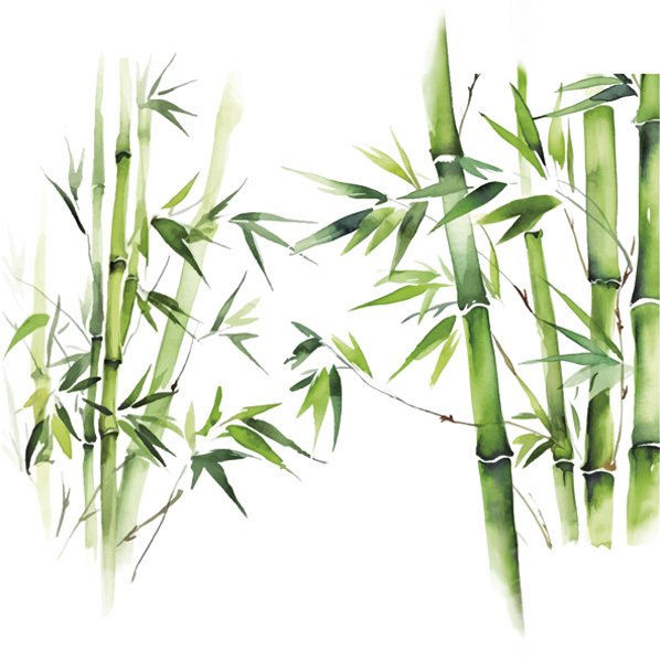Serwetki 33x33 cm - Green Bamboo