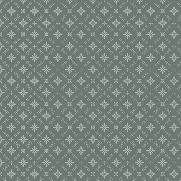 Servilletas 33x33 cm - Damasc Pattern Graying Green