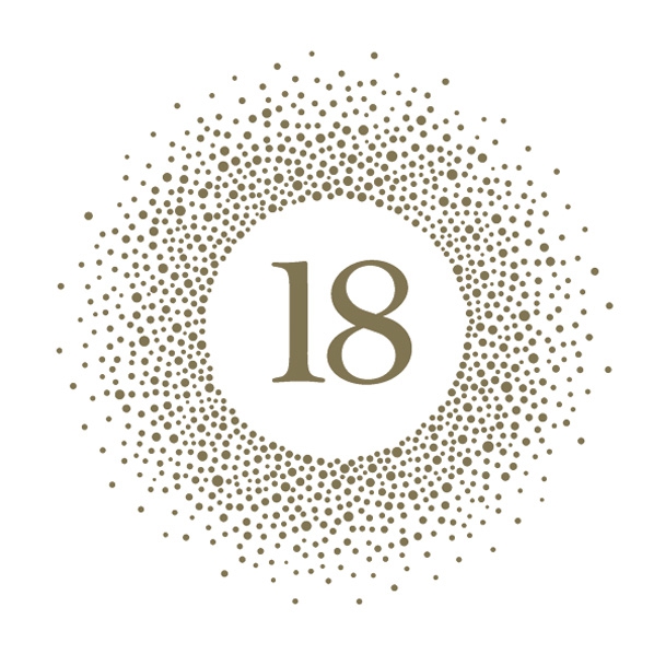 Guardanapos 33x33 cm - 18 Golden Dots