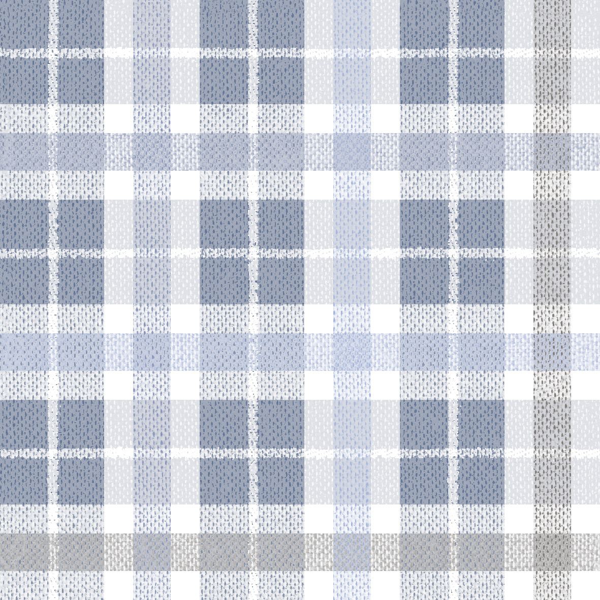 Linclass napkins 40x40 cm - Fred (blau/dunkelgrau), plaid, samples Linclass napkins 40x40 cm - Fred (blau/dunkelgrau)