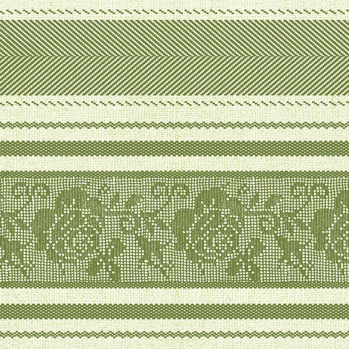 Guardanapos de linho 40x40 cm - Ina  (lemon/grün)