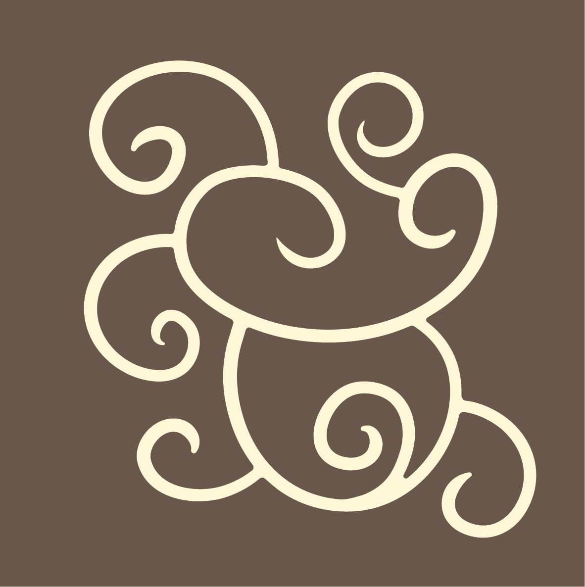 Linclass napkins 40x40 cm - Flow-up  (champagner/braun)