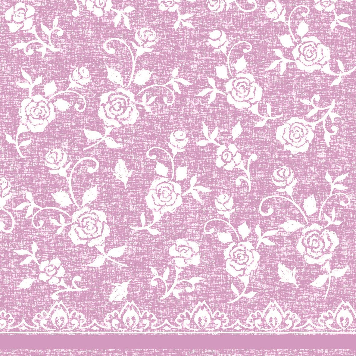 Linclass napkins 40x40 cm - Lace  (rosé)