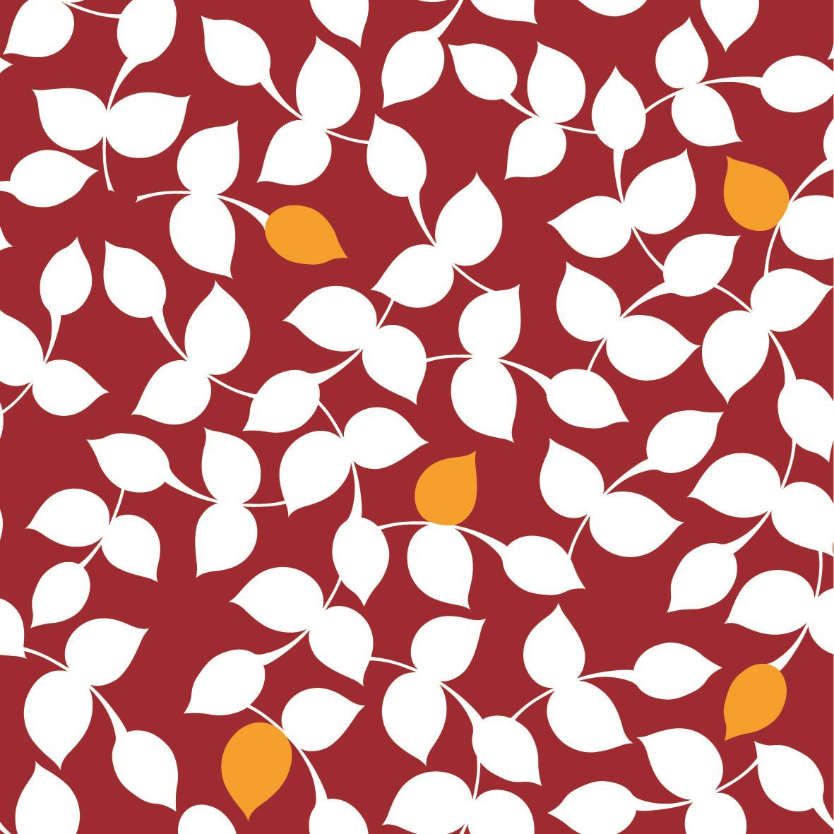 Linclass napkins 40x40 cm - Silas  (bordeaux/curry)