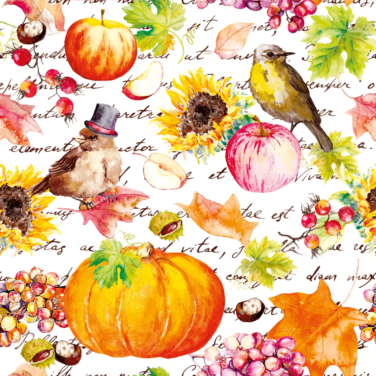 Guardanapos 33x33 cm - En Automne