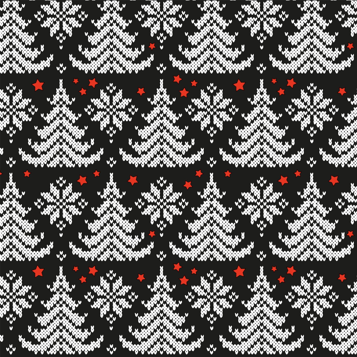 Guardanapos 33x33 cm - Winter Tree, árvore de Natal Guardanapos 33x33 cm - Winter Tree