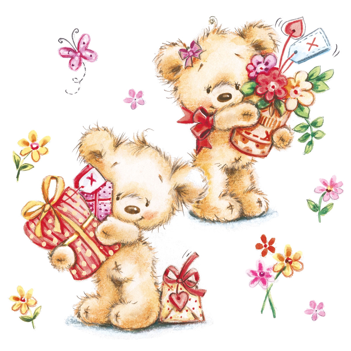 Guardanapos 33x33 cm - All the best!