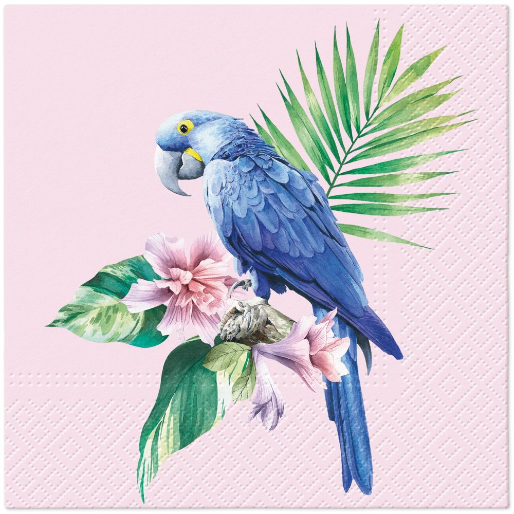 Guardanapos 33x33 cm - Exotic Parrot