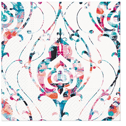 Guardanapos 33x33 cm - Tie-Dye Ornament