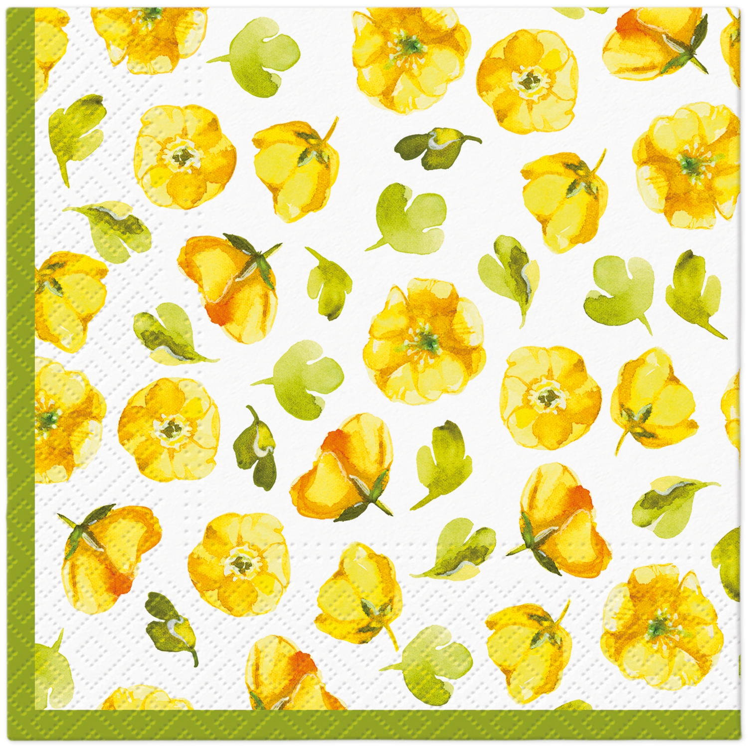 Napkins 33x33 cm - Floral Glow, Flowers,  Spring,  Spring